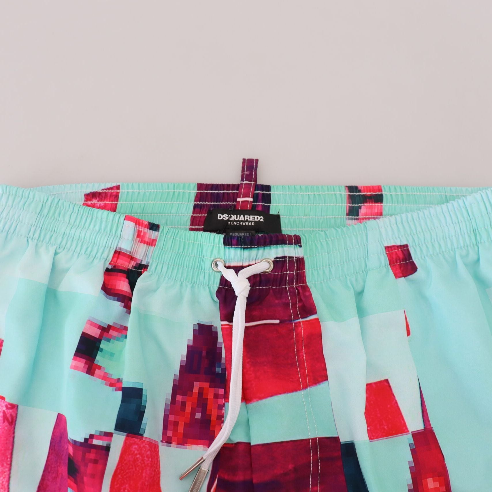 Dsquared² Multicolor Printed Beachwear Shorts Swimwear