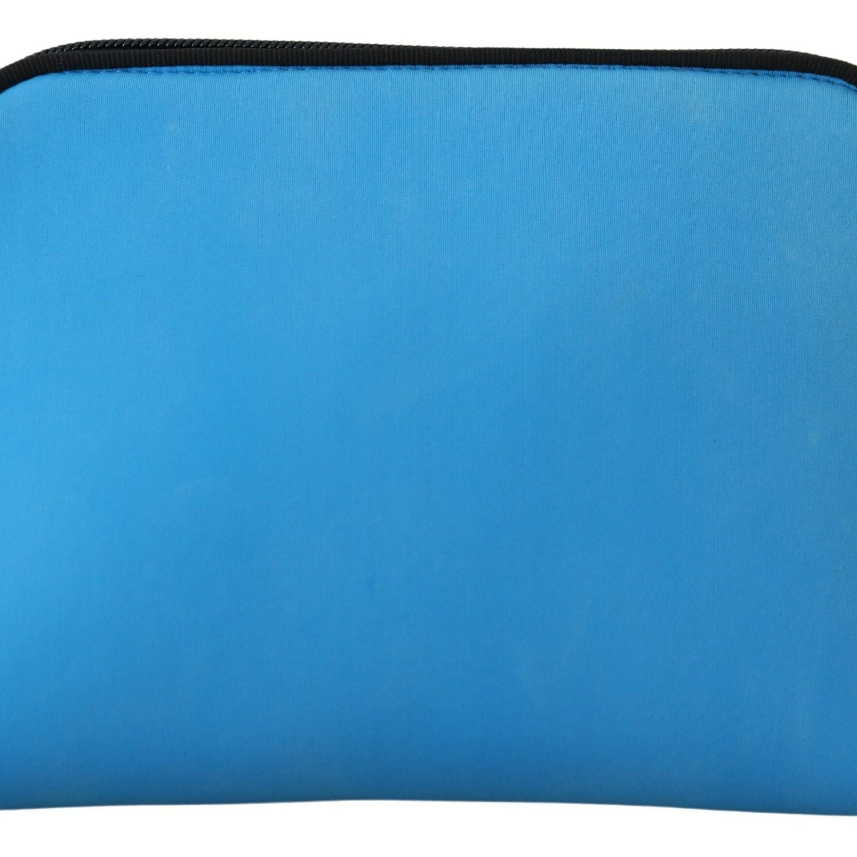 Dolce & Gabbana Blue Logo Print Hand Pouch Leopard Print Toiletry Bag