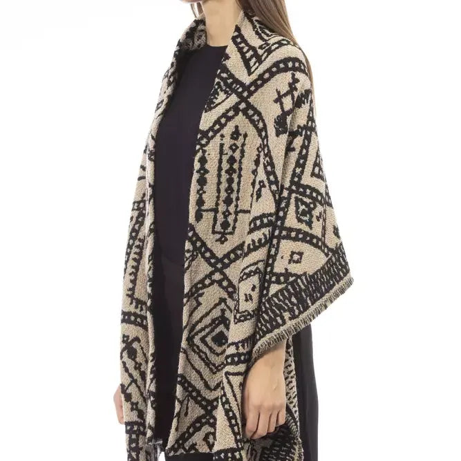 Alpha Studio Brown Wool Women Scarf