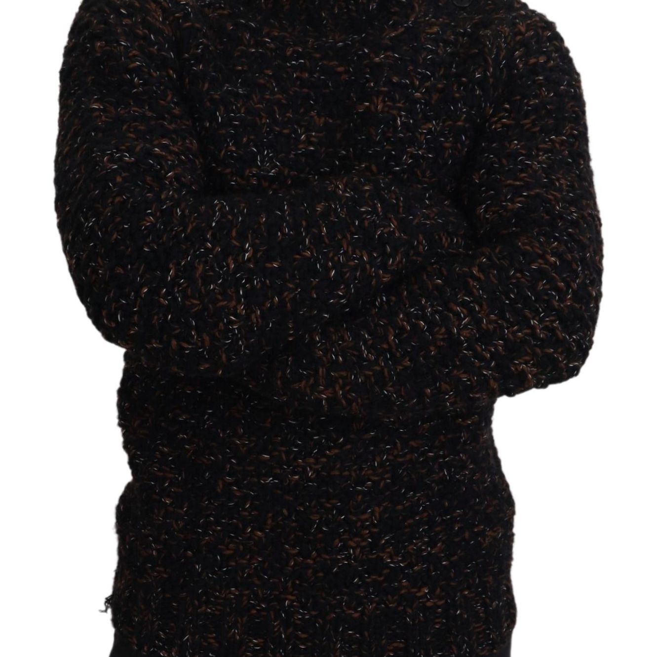 Dolce & Gabbana Brown Fatto A Mano Turtleneck Pullover Sweater