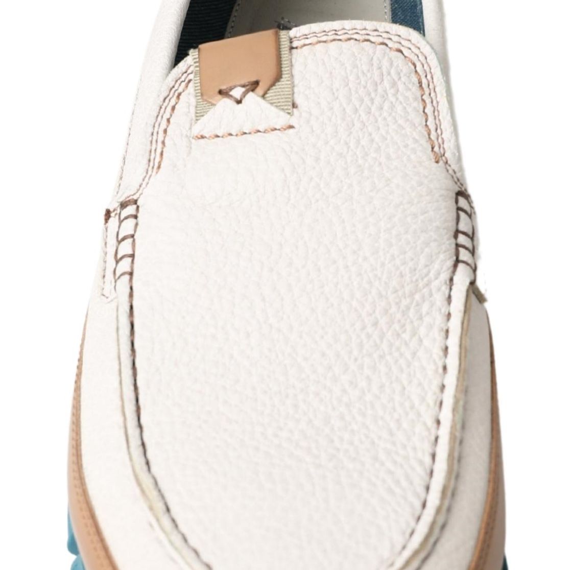 Dolce & Gabbana White Leather Loafers Moccasins Shoes