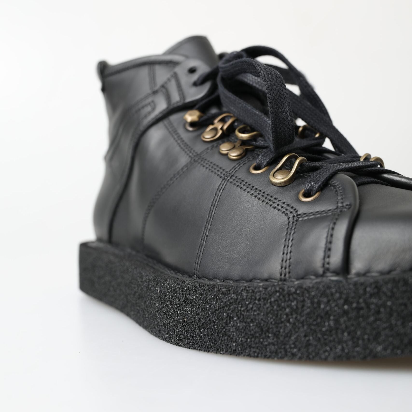Dolce & Gabbana Black Leather Slip on Stretch Boots