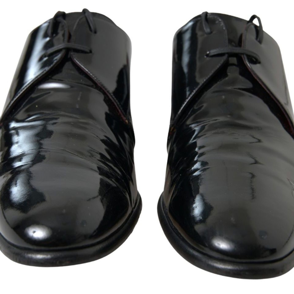 Dolce & Gabbana Black Patent Leather Formal Shoes