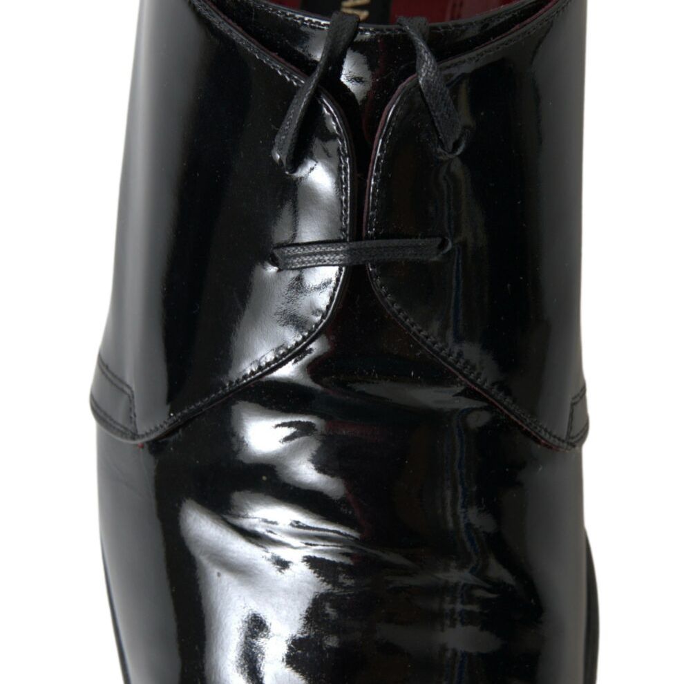 Dolce & Gabbana Black Patent Leather Formal Shoes