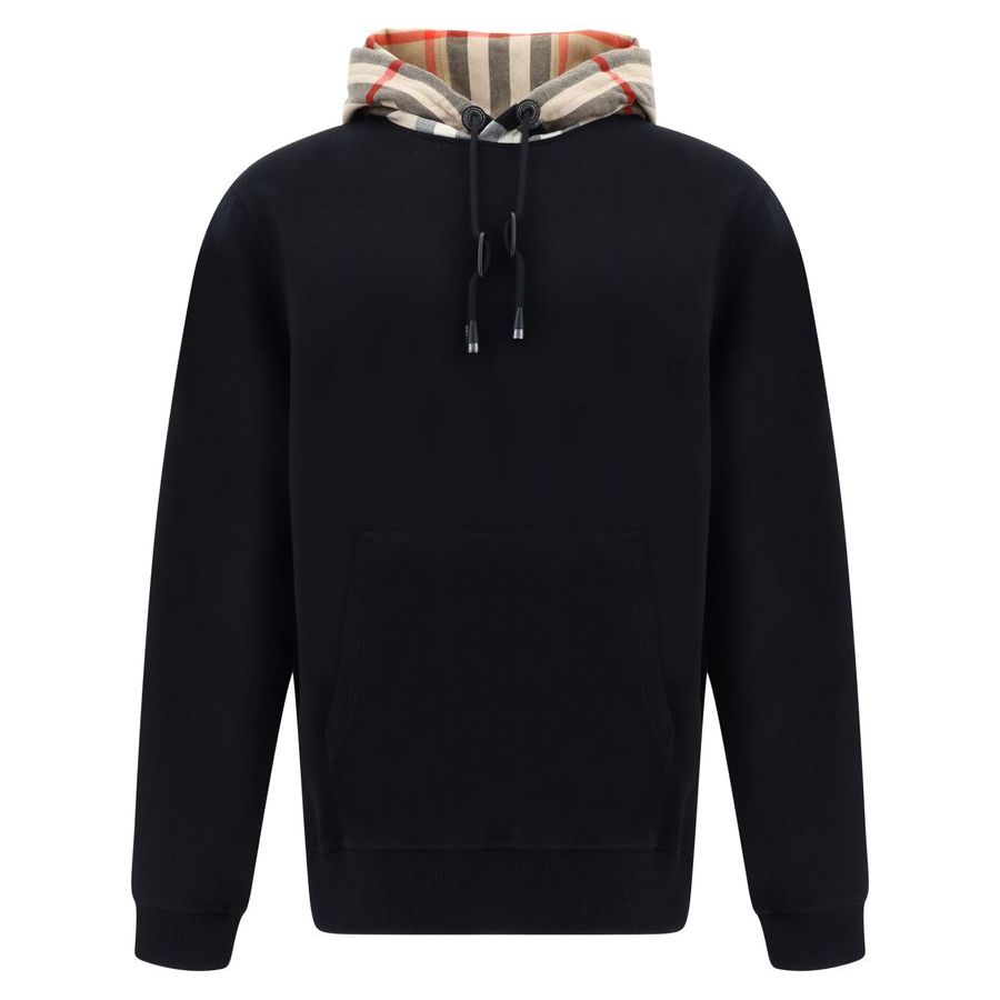 Burberry Black Cotton Samuel Hoodie Sweatshirt