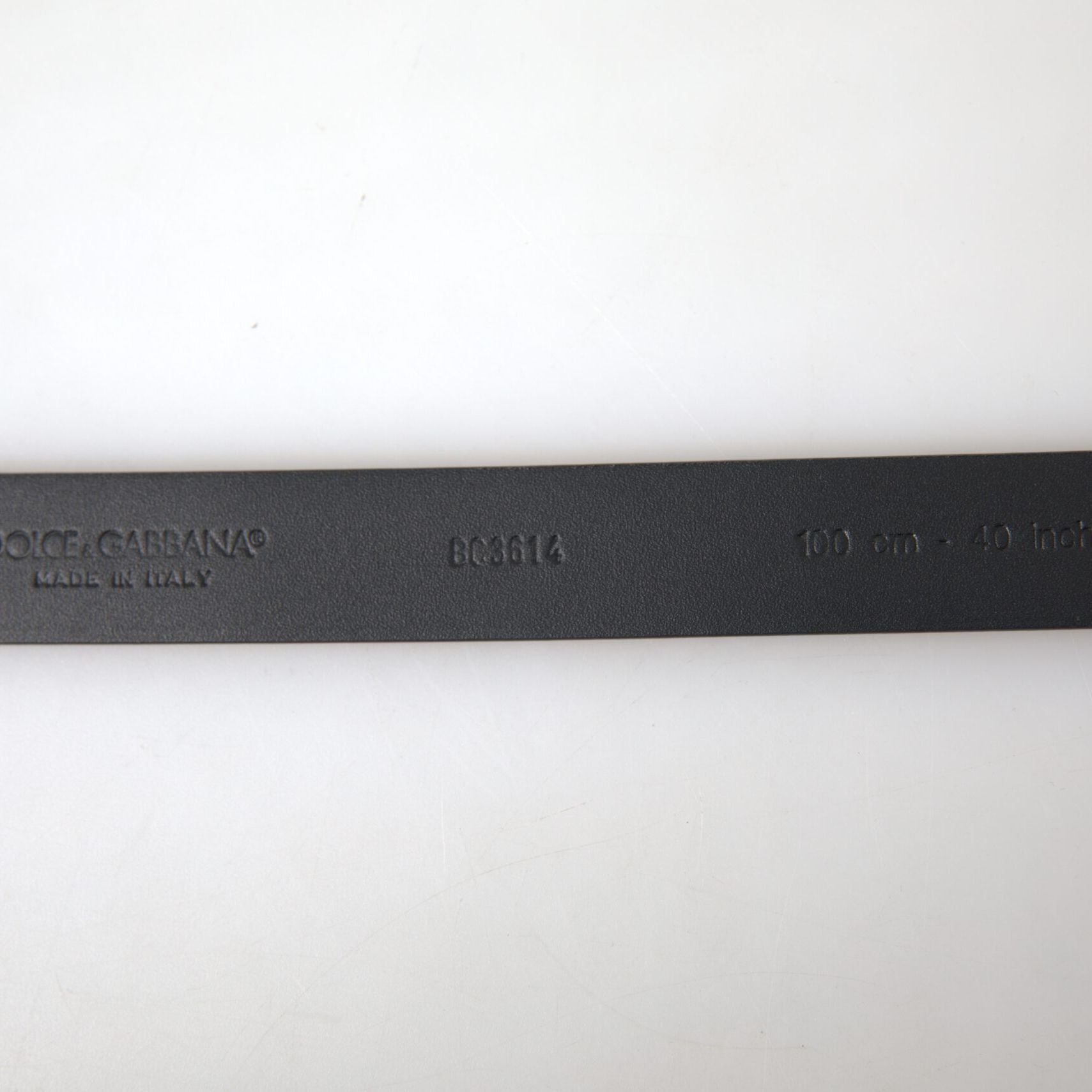 Dolce & Gabbana Bordeaux Leather Silver Metal Buckle Belt