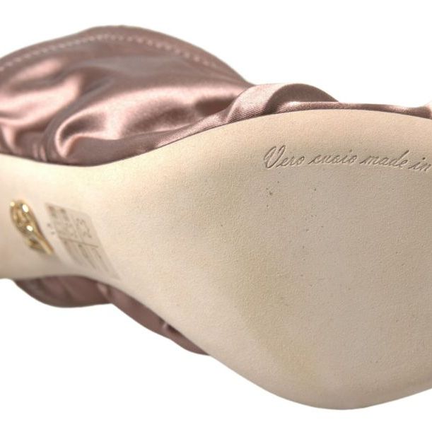 Dolce & Gabbana Light brown Slingback Corset Style Fastening stiletto heels