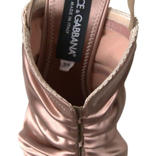 Dolce & Gabbana Light brown Slingback Corset Style Fastening stiletto heels