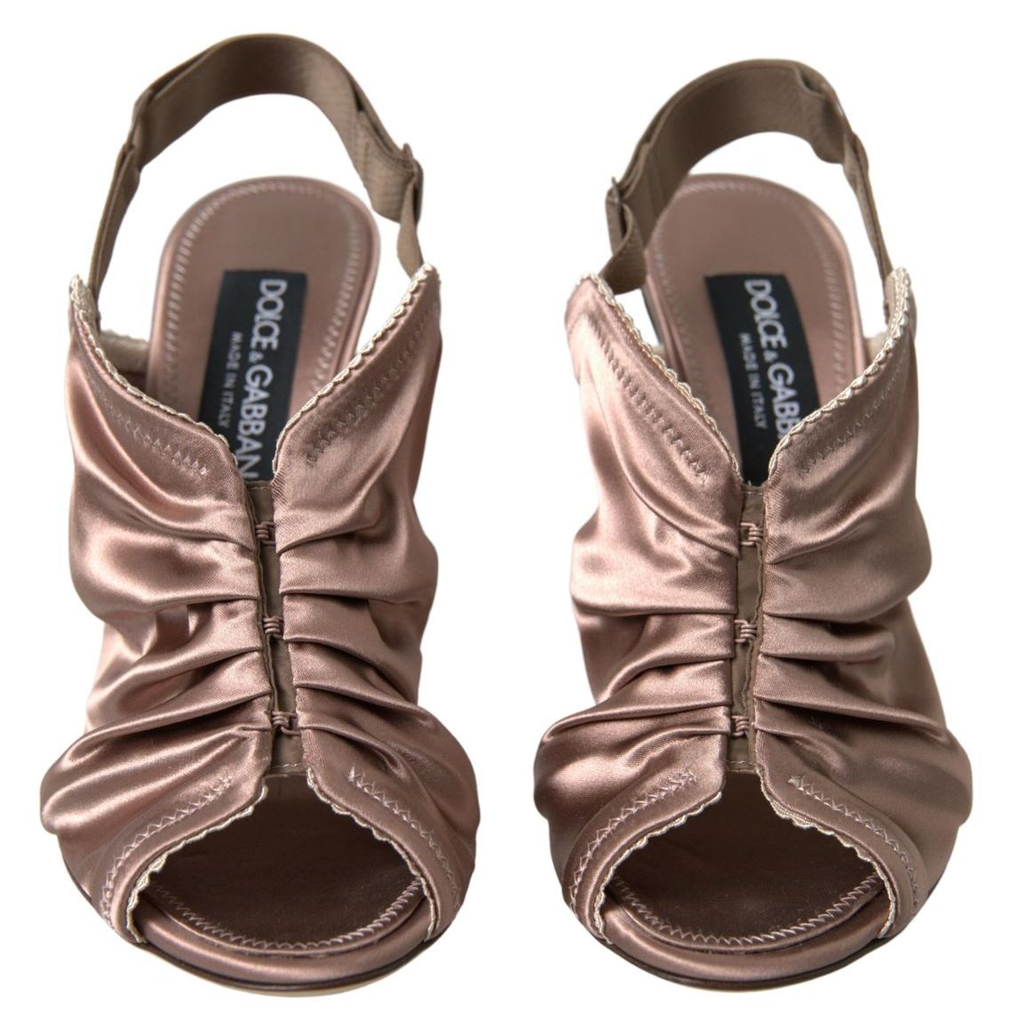 Dolce & Gabbana Light brown Slingback Corset Style Fastening stiletto heels