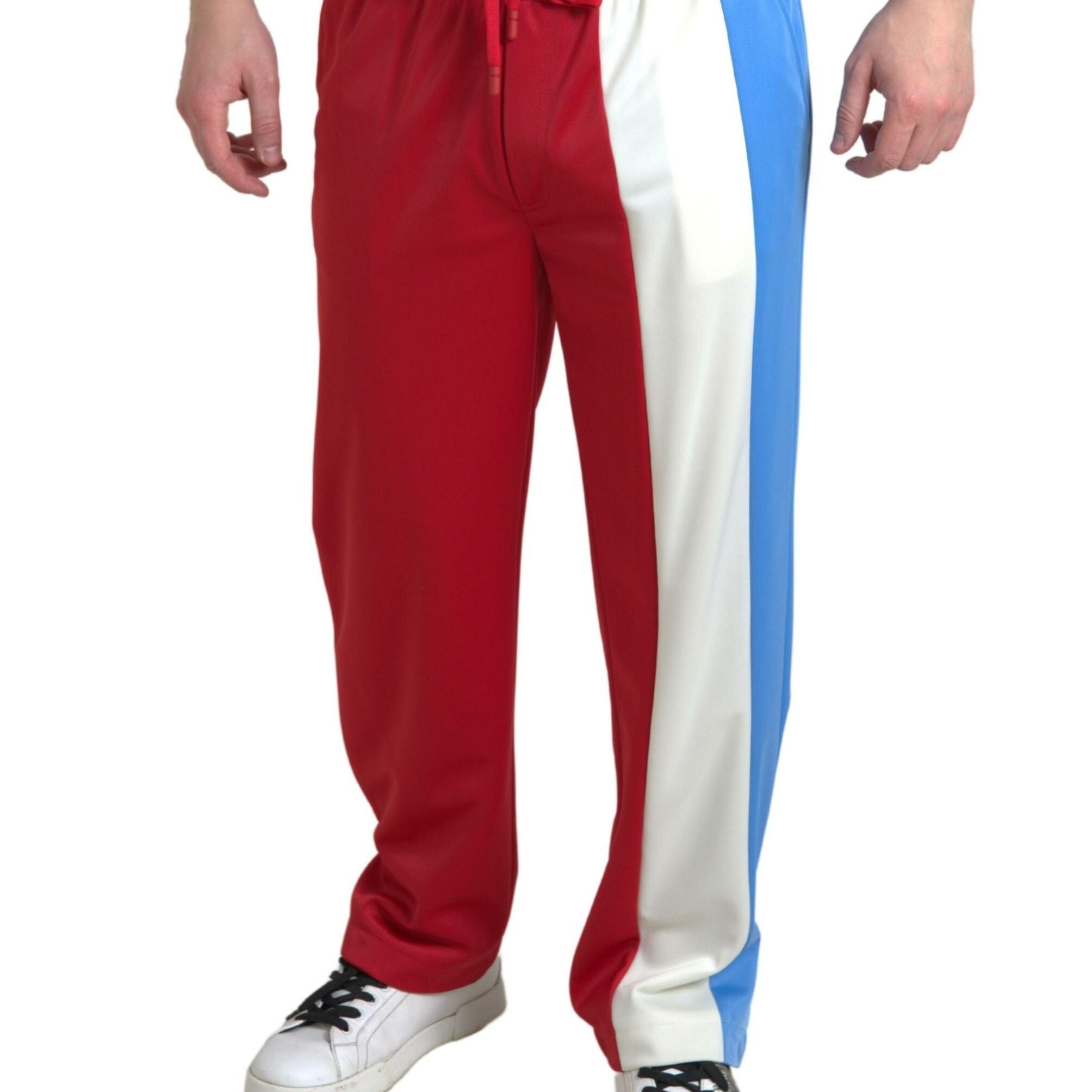 Dolce & Gabbana Multicolor Polyester Men Sweatpants Pants