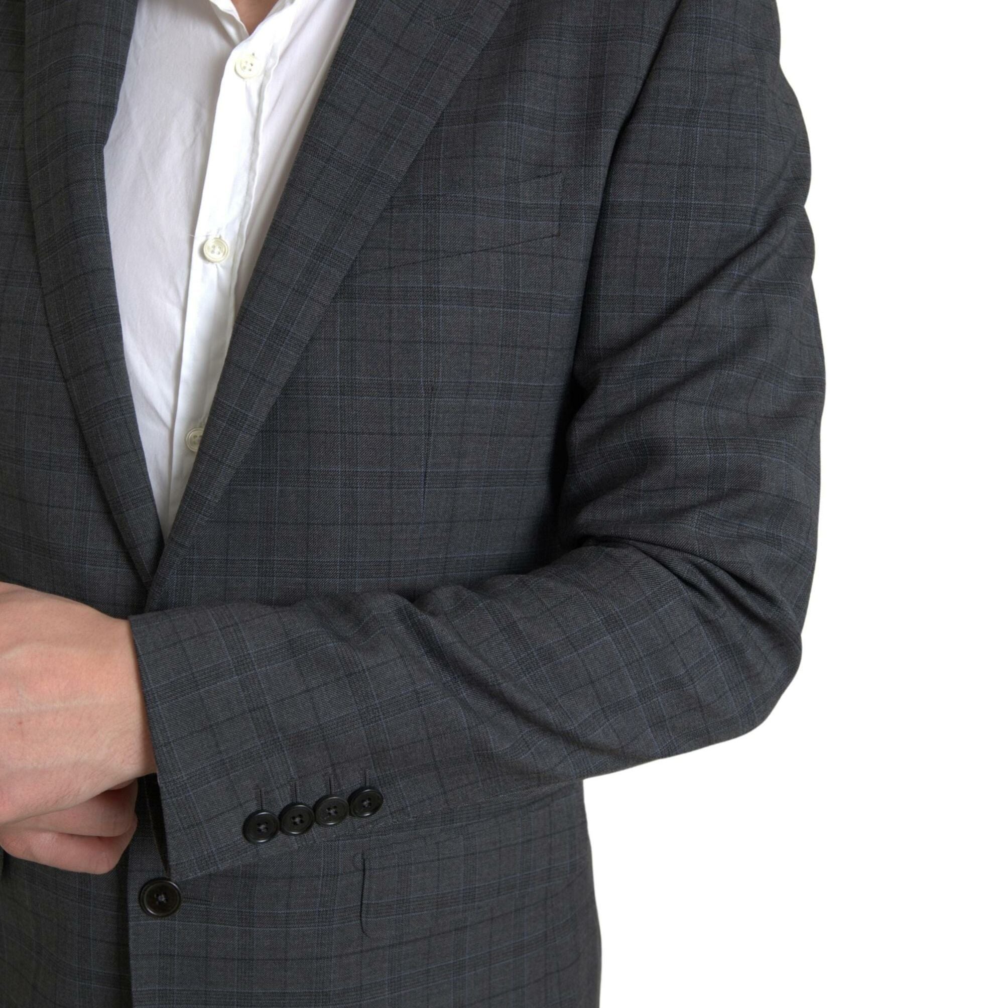 Dolce & Gabbana Gray 2 Piece Single Breasted MARTINI Suit