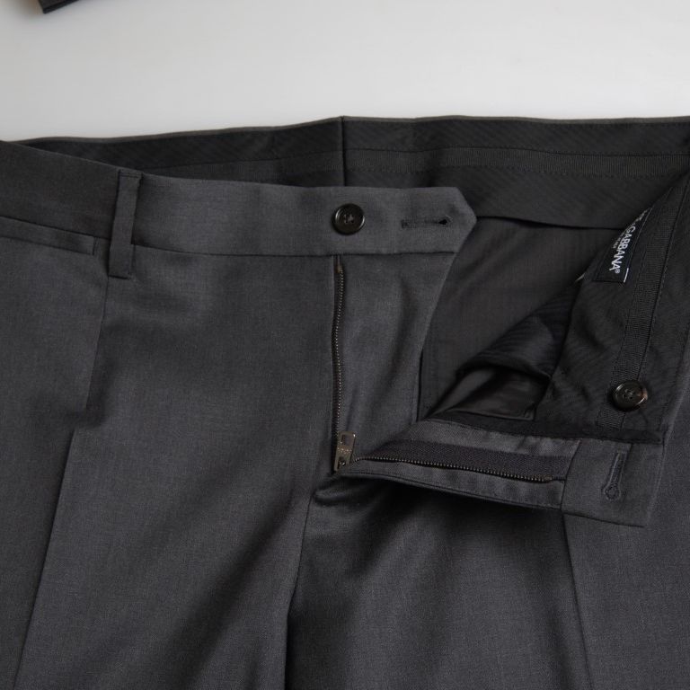 Dolce & Gabbana Gray 2 Piece Double Breasted SICILIA Suit