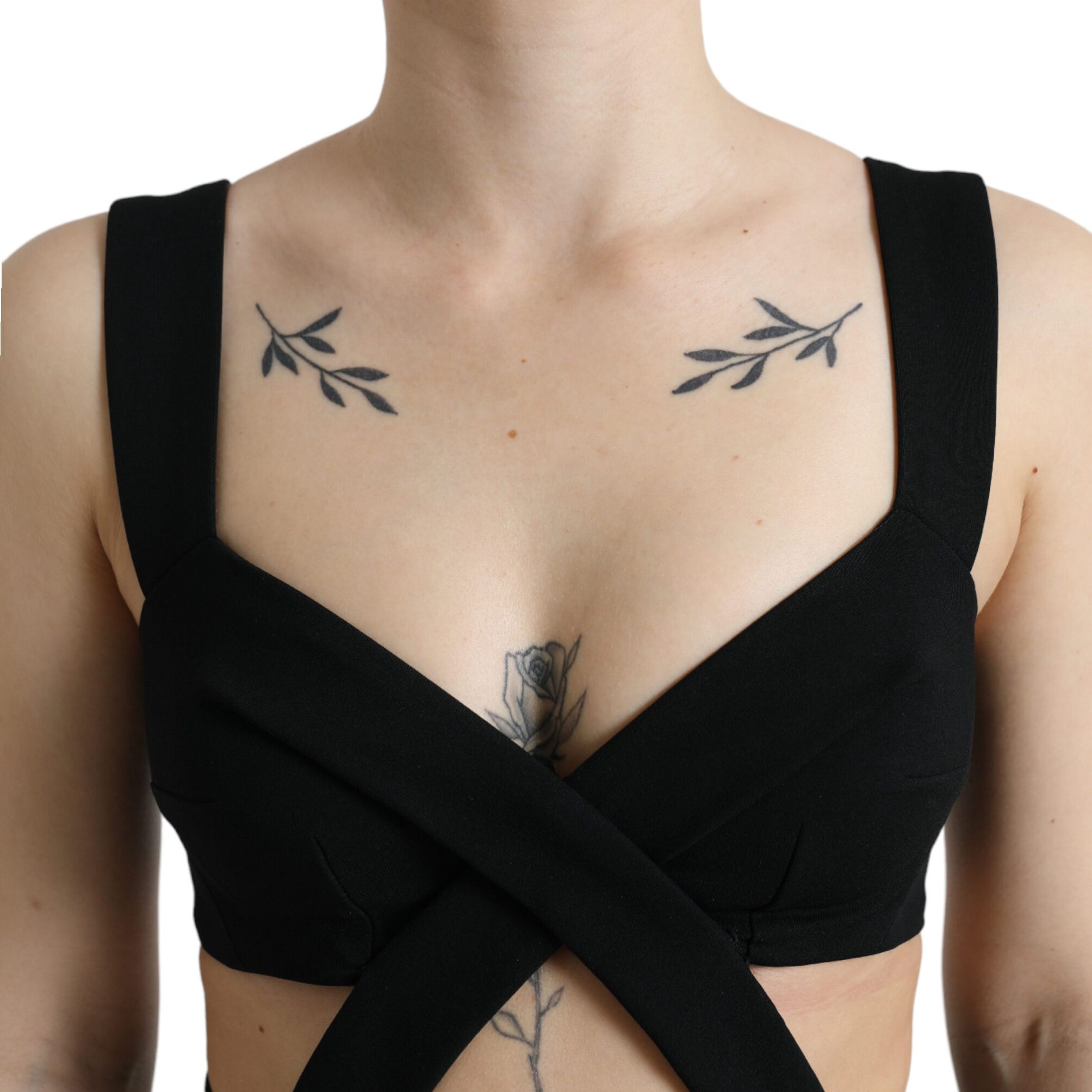 Dolce & Gabbana Black Cut Out Sleeveless Bodycon Midi Dress