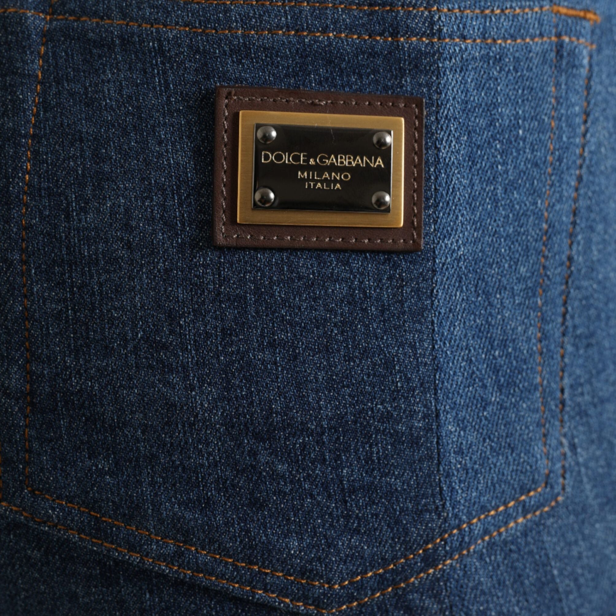 Dolce & Gabbana Multicolor Patchwork GRACE Skinny Denim Jeans