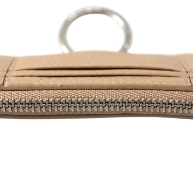 Dolce & Gabbana Beige Leather Shoulder Cardholder Shoulder Strap Wallet