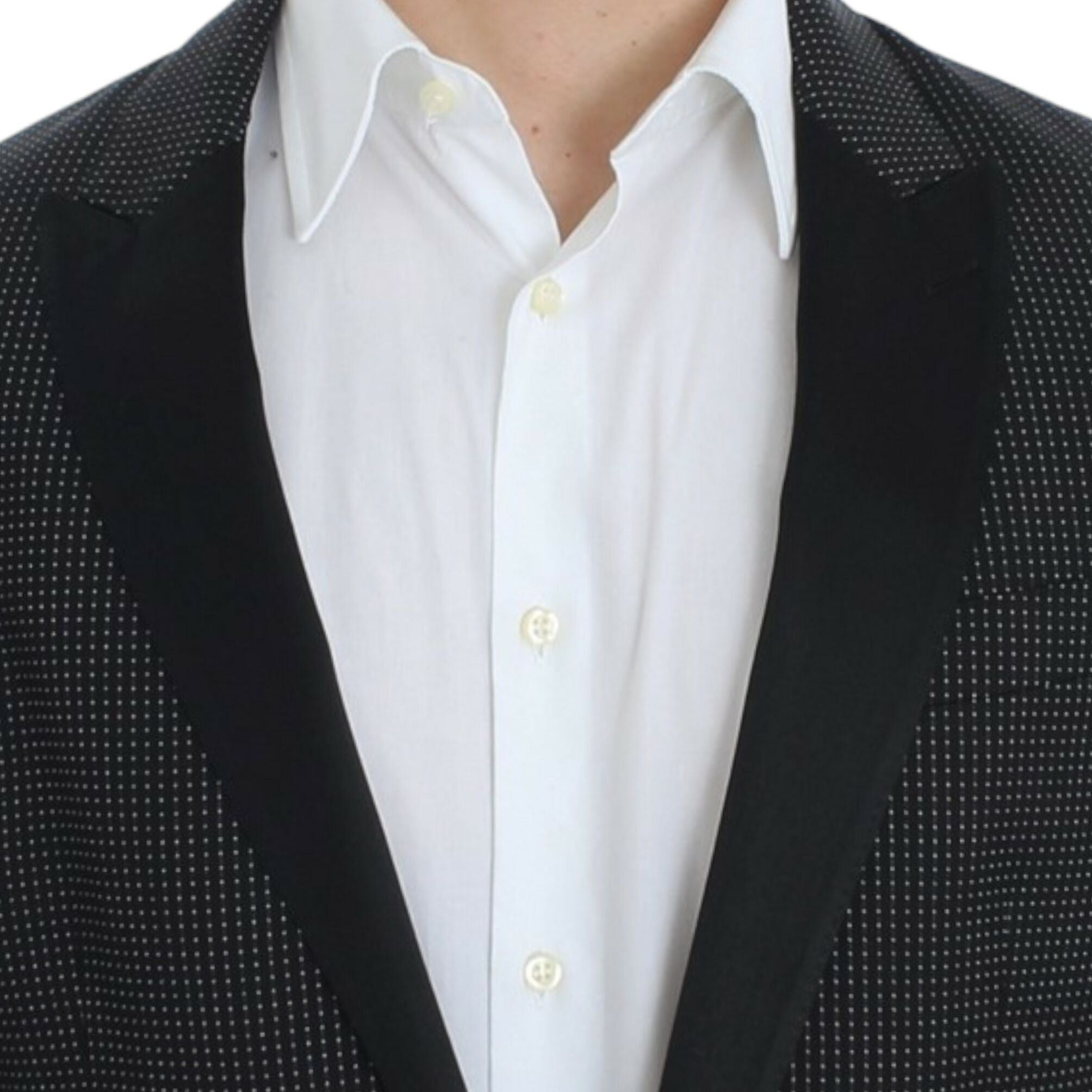 Dolce & Gabbana Black wool slim MARTINI blazer