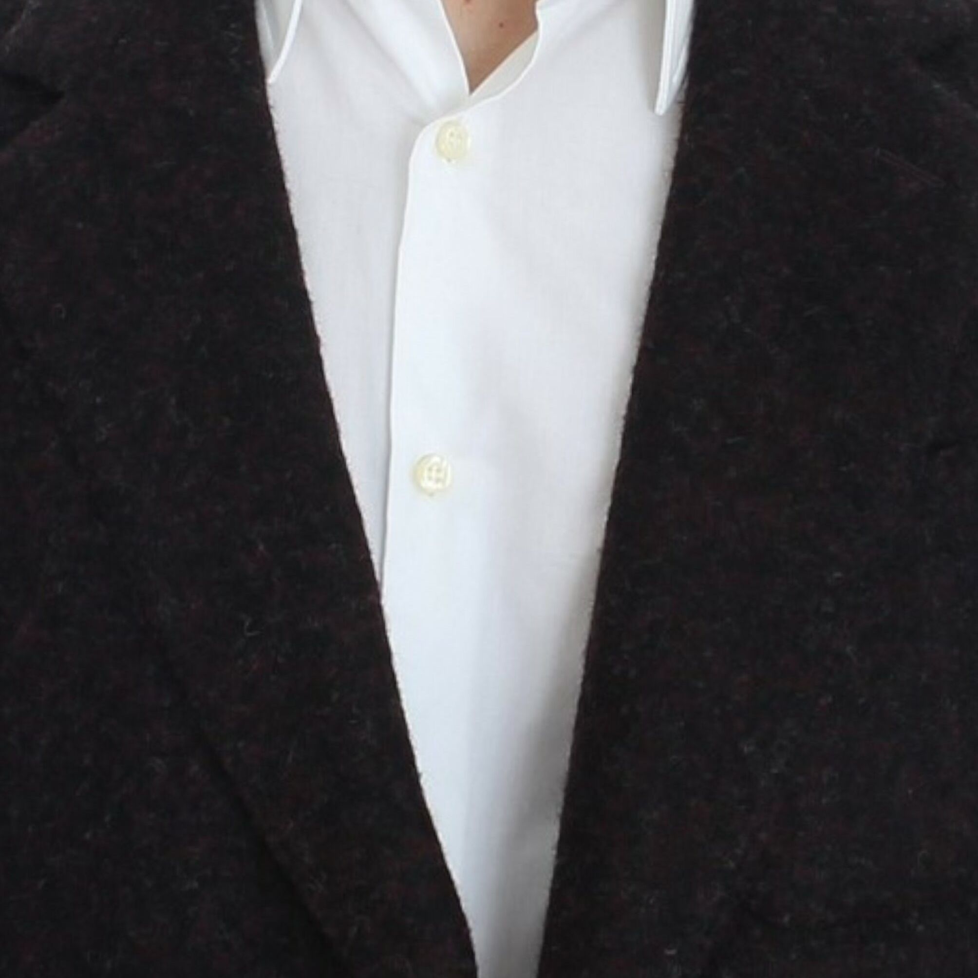 Dolce & Gabbana Bordeaux alpaga two button blazer