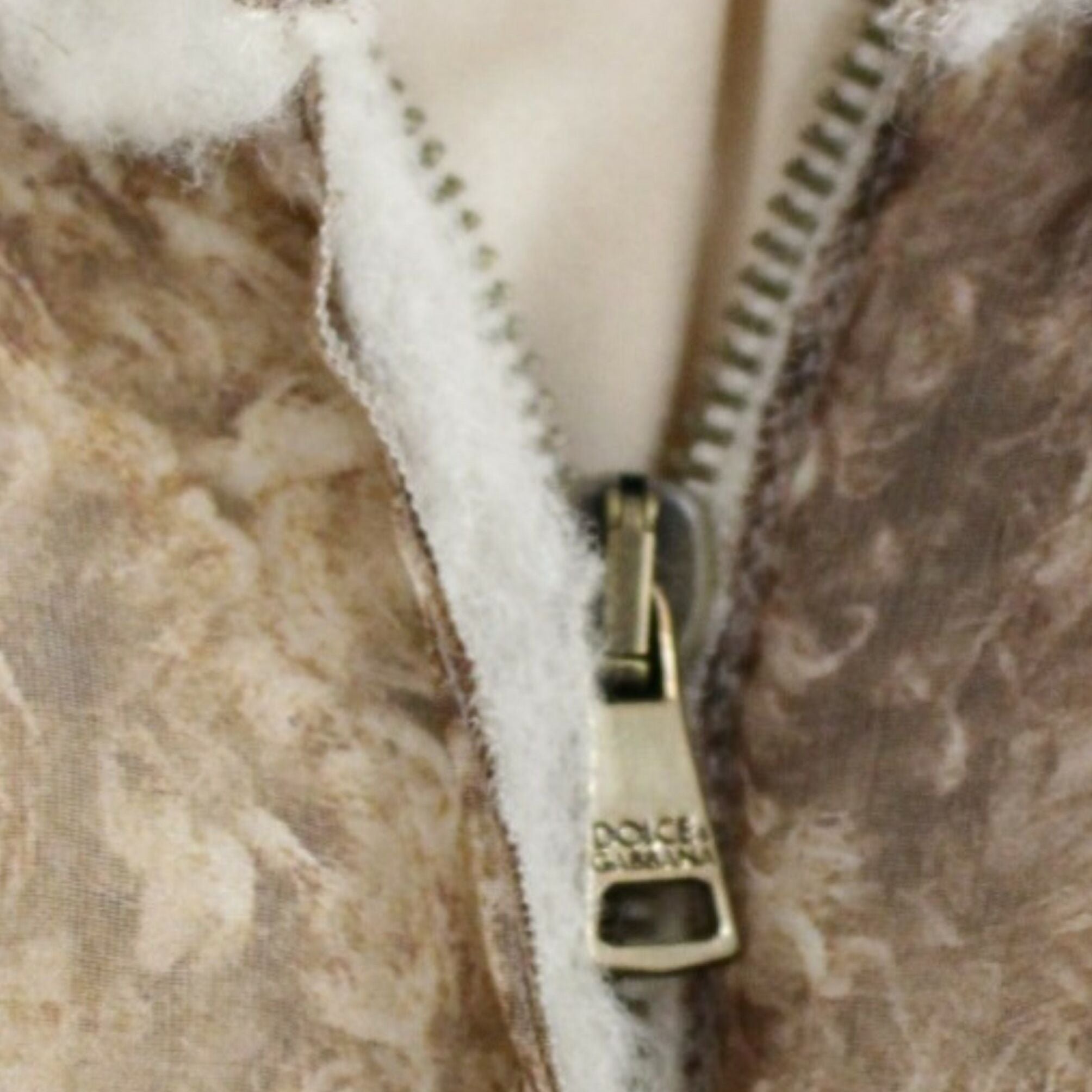 Dolce & Gabbana Brown sleeveless silk dress