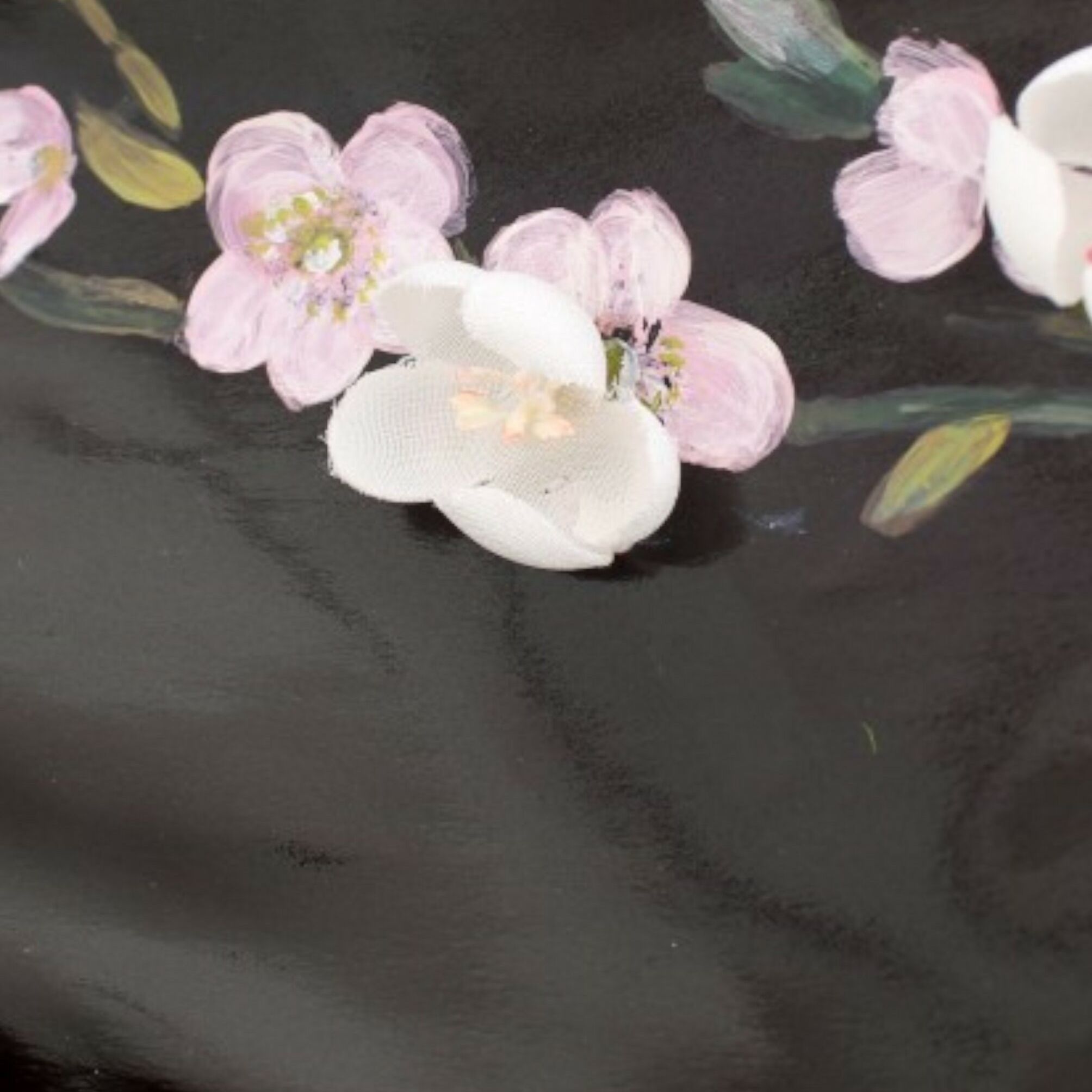 Dolce & Gabbana Black floral 3/4 Sleeve sheath dress