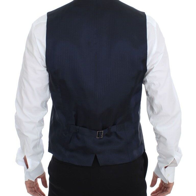 Dolce & Gabbana Gray Stretch Formal Dress Vest Gilet