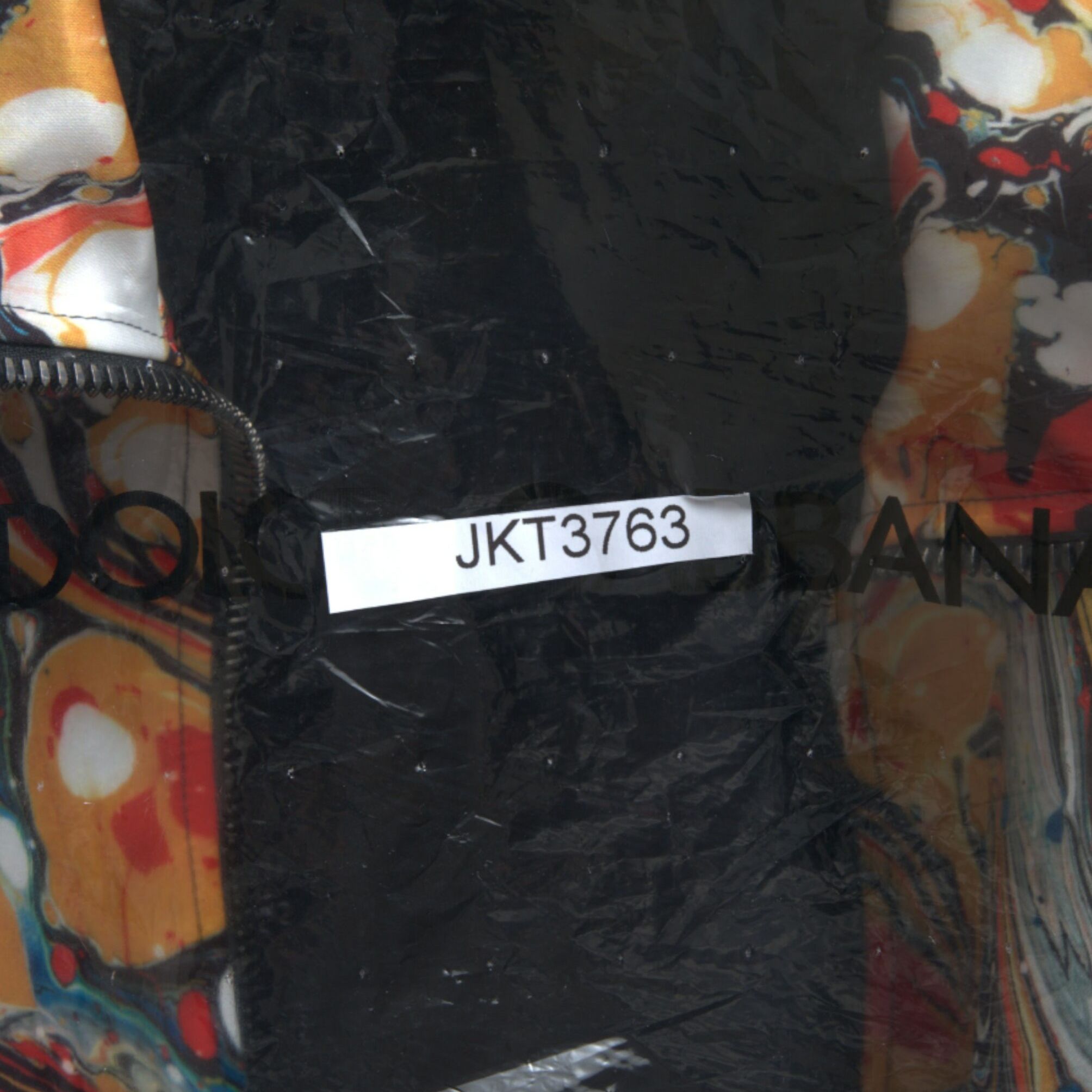 Dolce & Gabbana Multicolor Abstract Polyester Bomber Jacket
