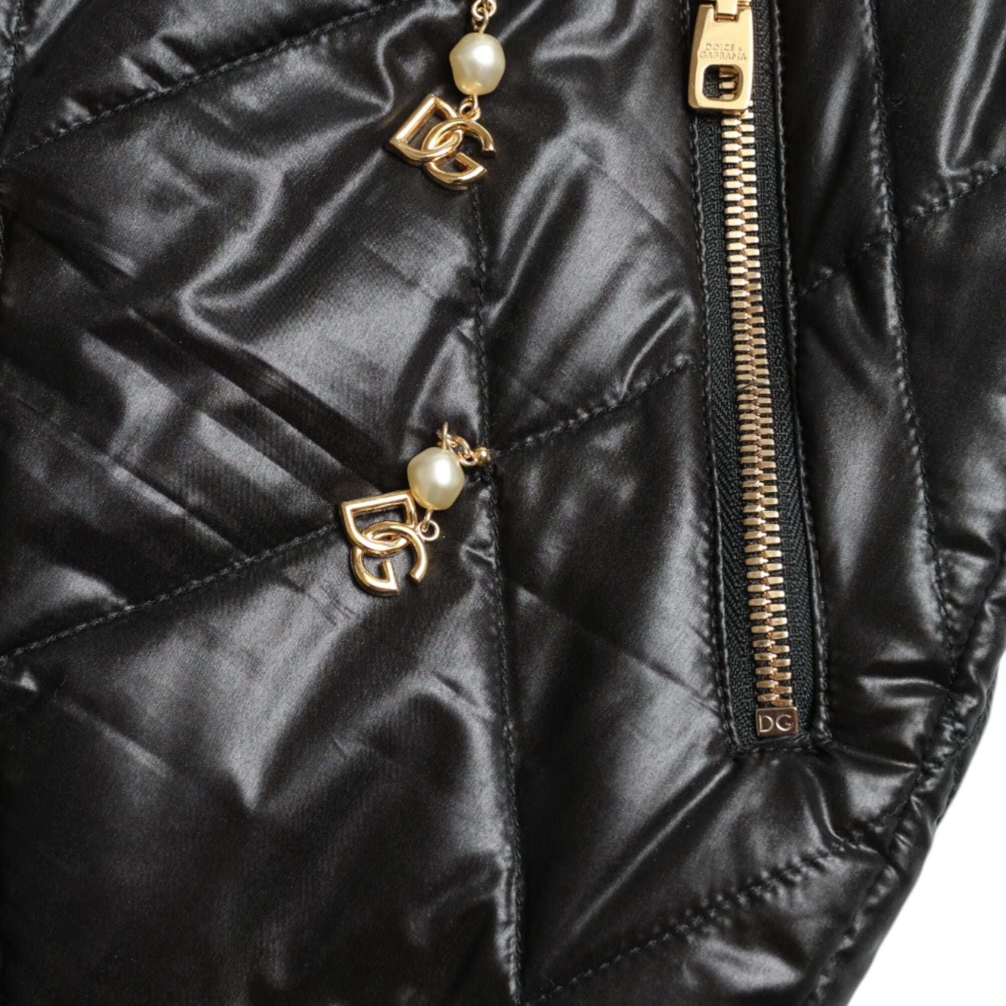 Dolce & Gabbana Black Embellished High Waist Hot Pants Shorts