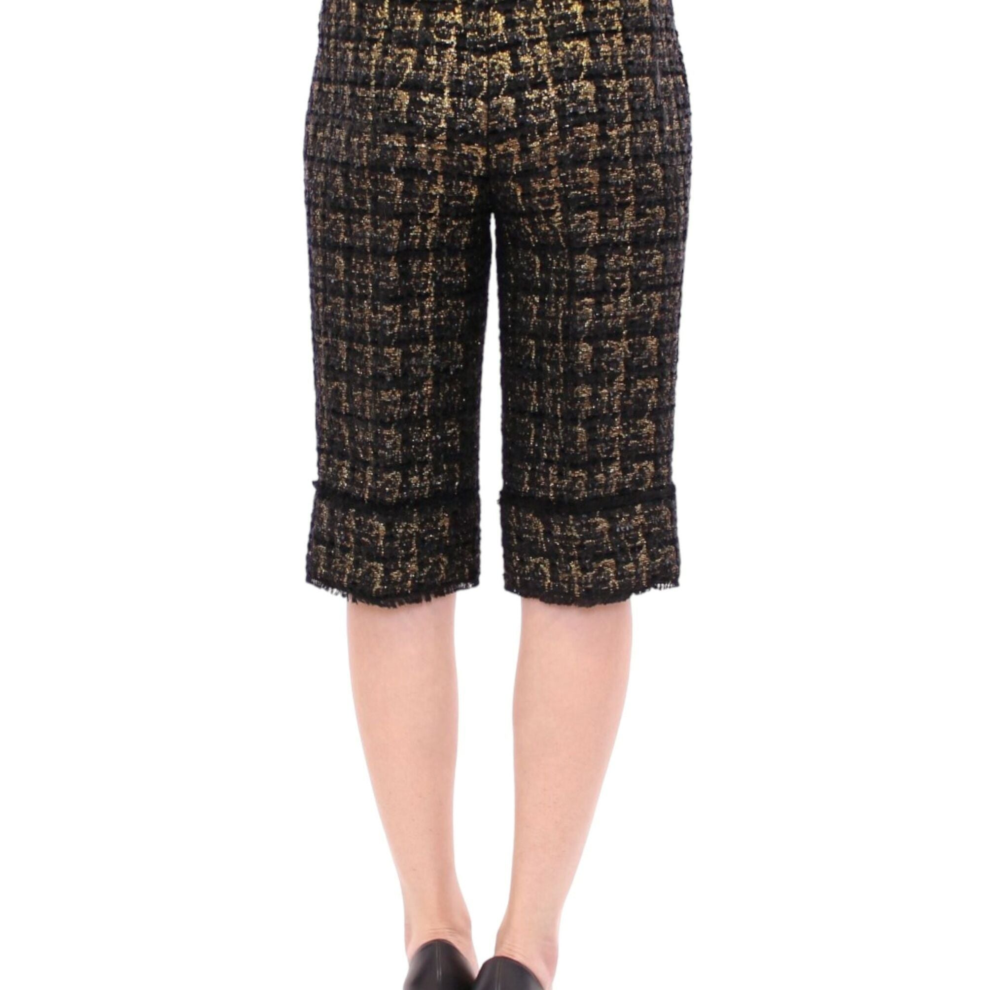 Dolce & Gabbana Black fabric shorts pants