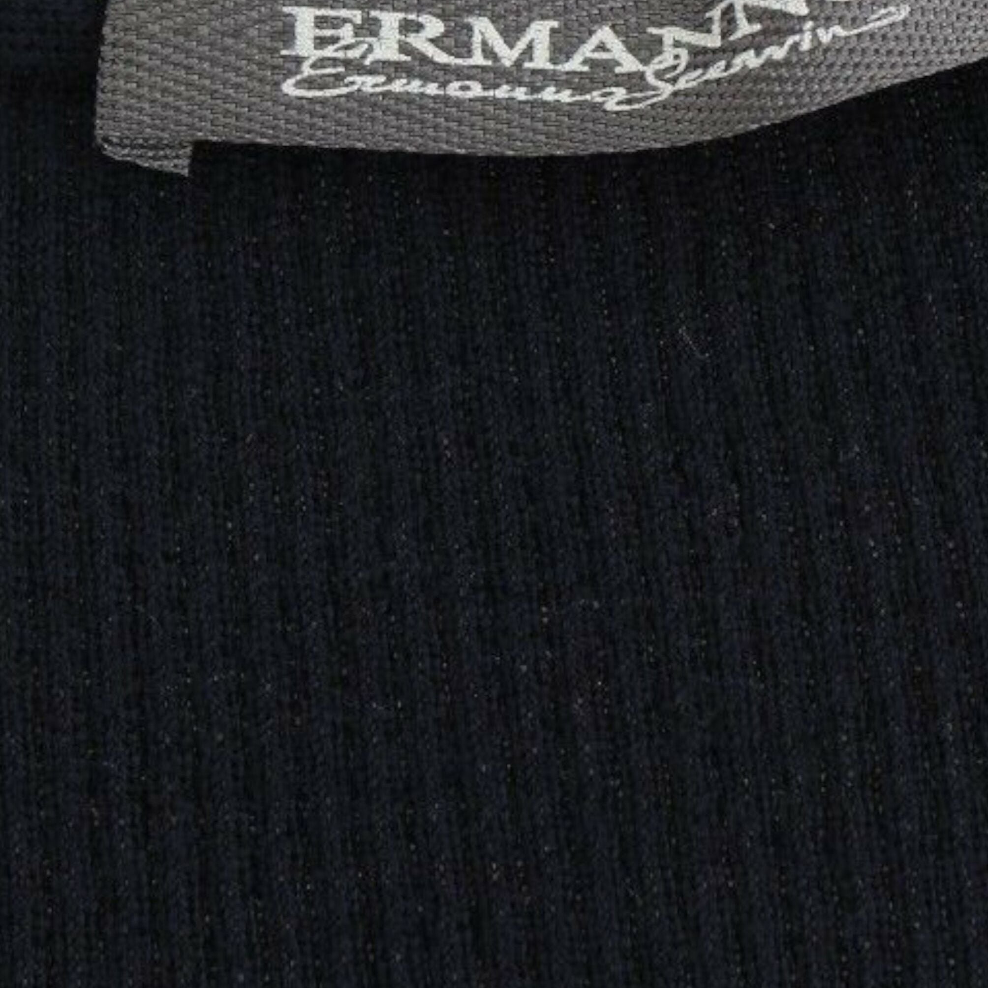 Ermanno Scervino Blue Knitted Wool Stretch Sweater Top