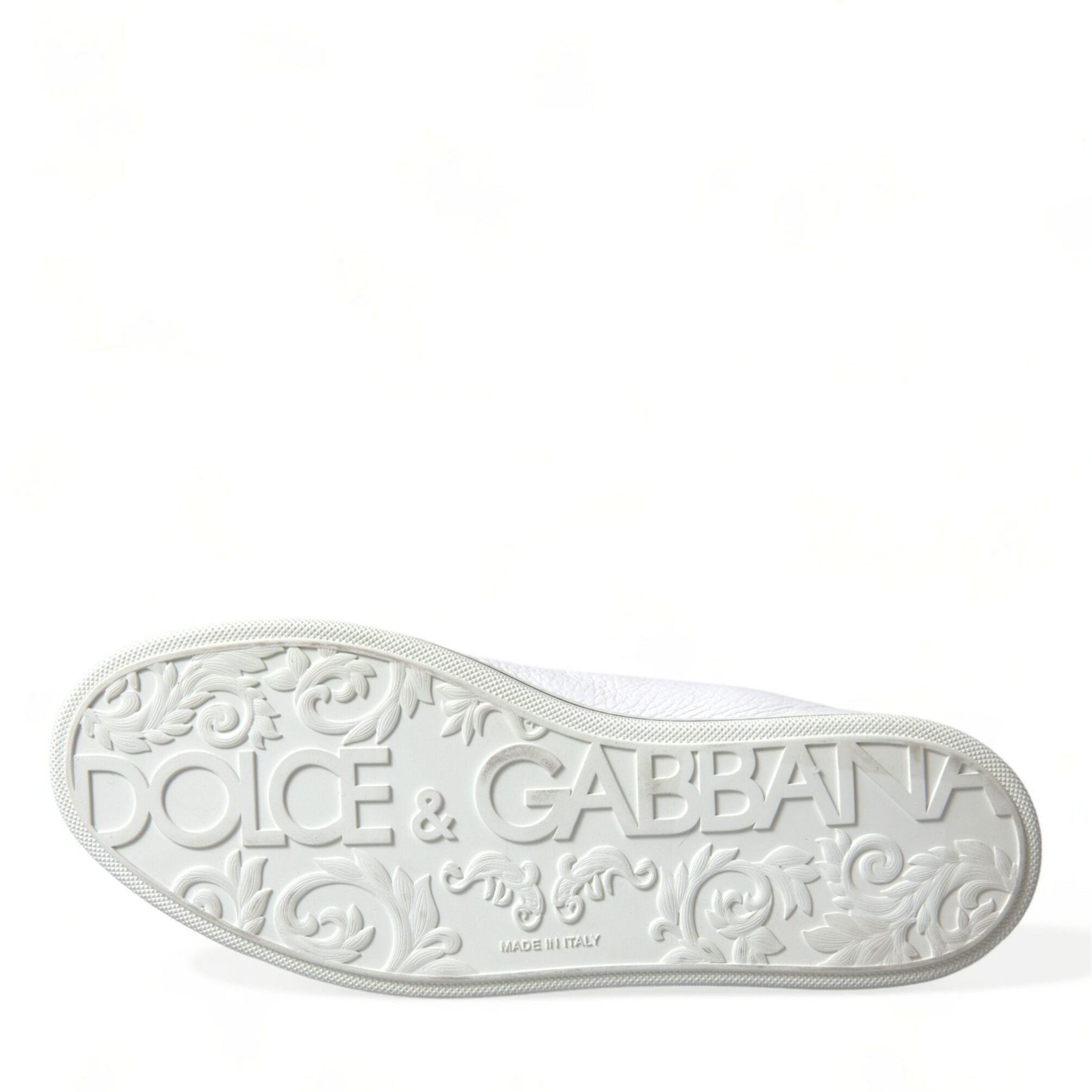 Dolce & Gabbana White Saint Tropez High Top Men Sneakers Shoes