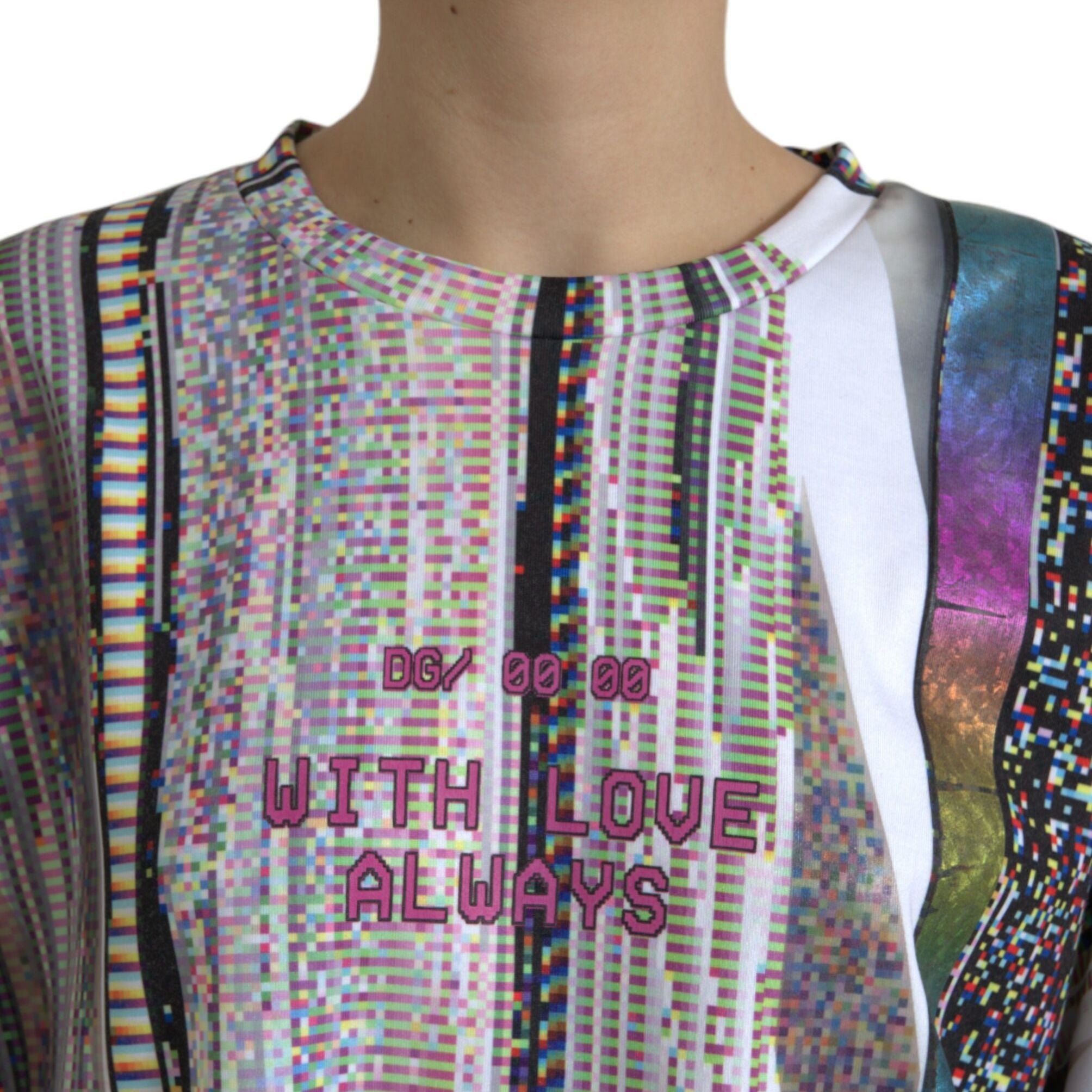 Dolce & Gabbana Multicolor With Love Always Print T-shirt