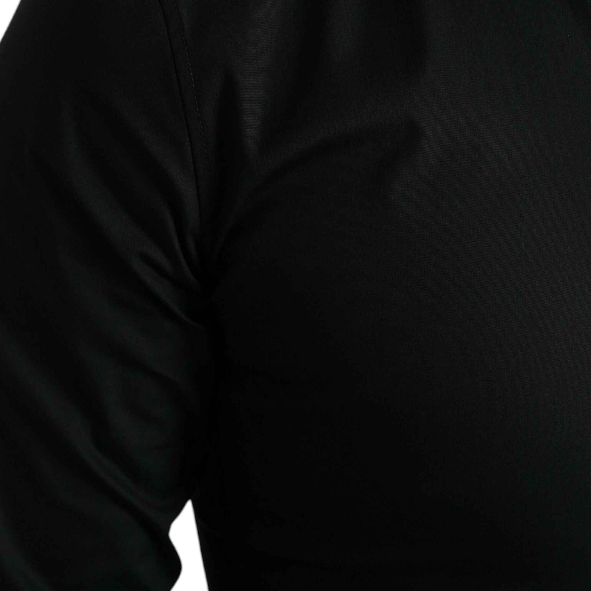 Dolce & Gabbana Black Cotton Stretch Slim Formal Dress Shirt