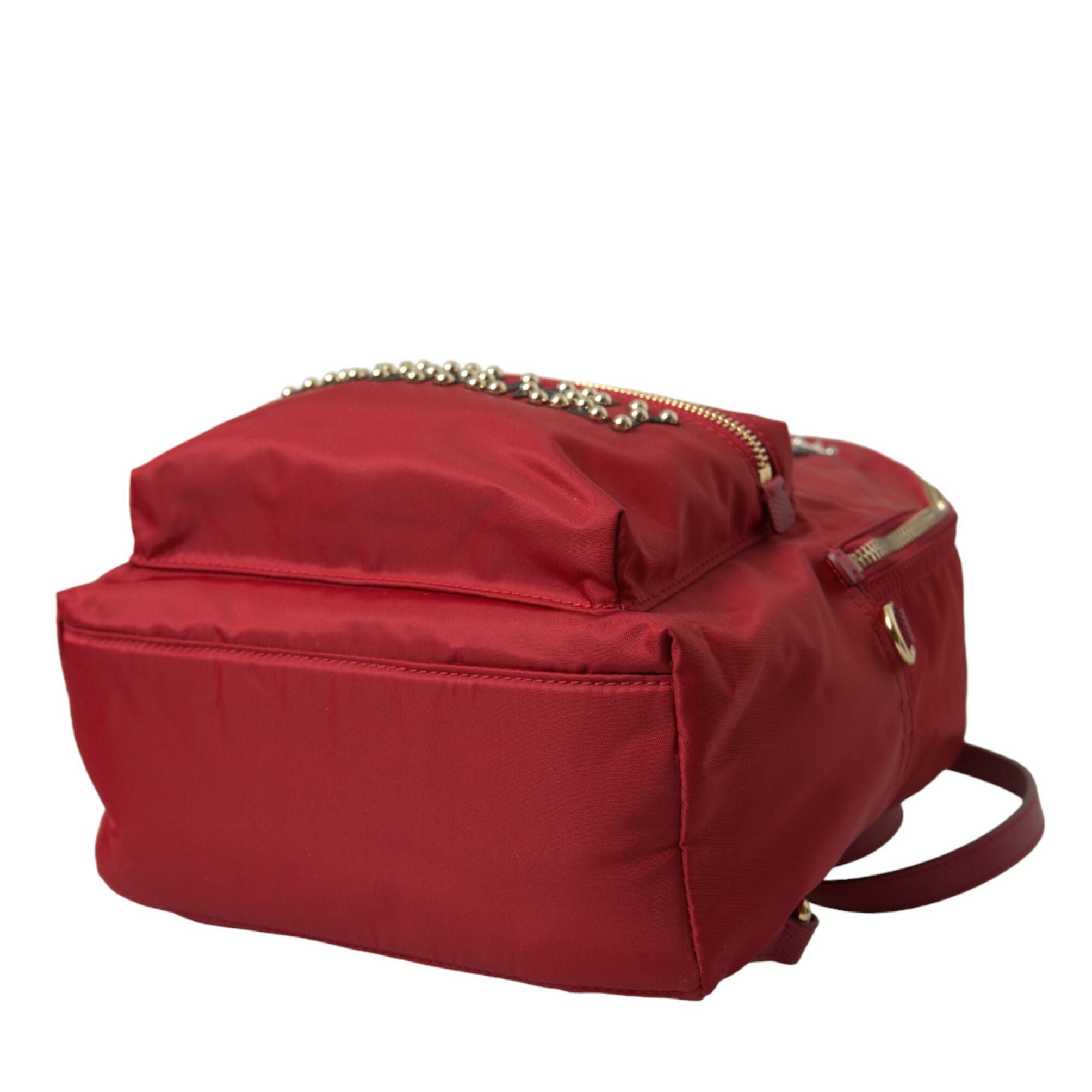 Dolce & Gabbana Red #DGFAMILY Embellished Backpack VULCANO Bag