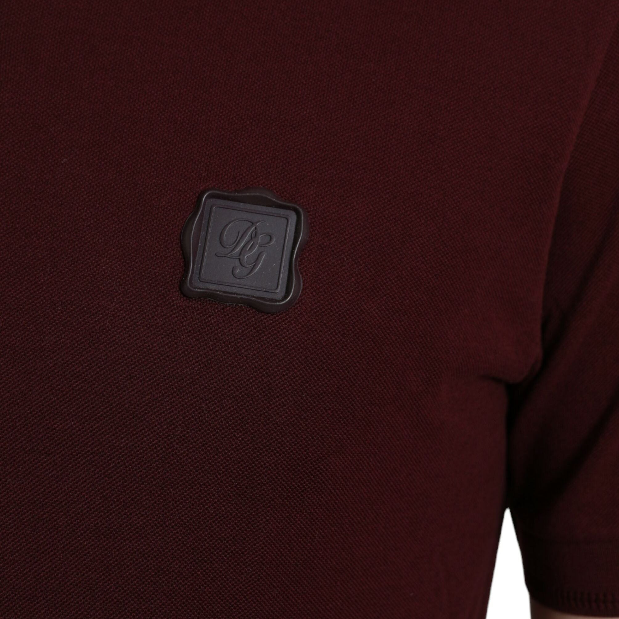 Dolce & Gabbana Maroon Collared Short Sleeves Polo T-shirt