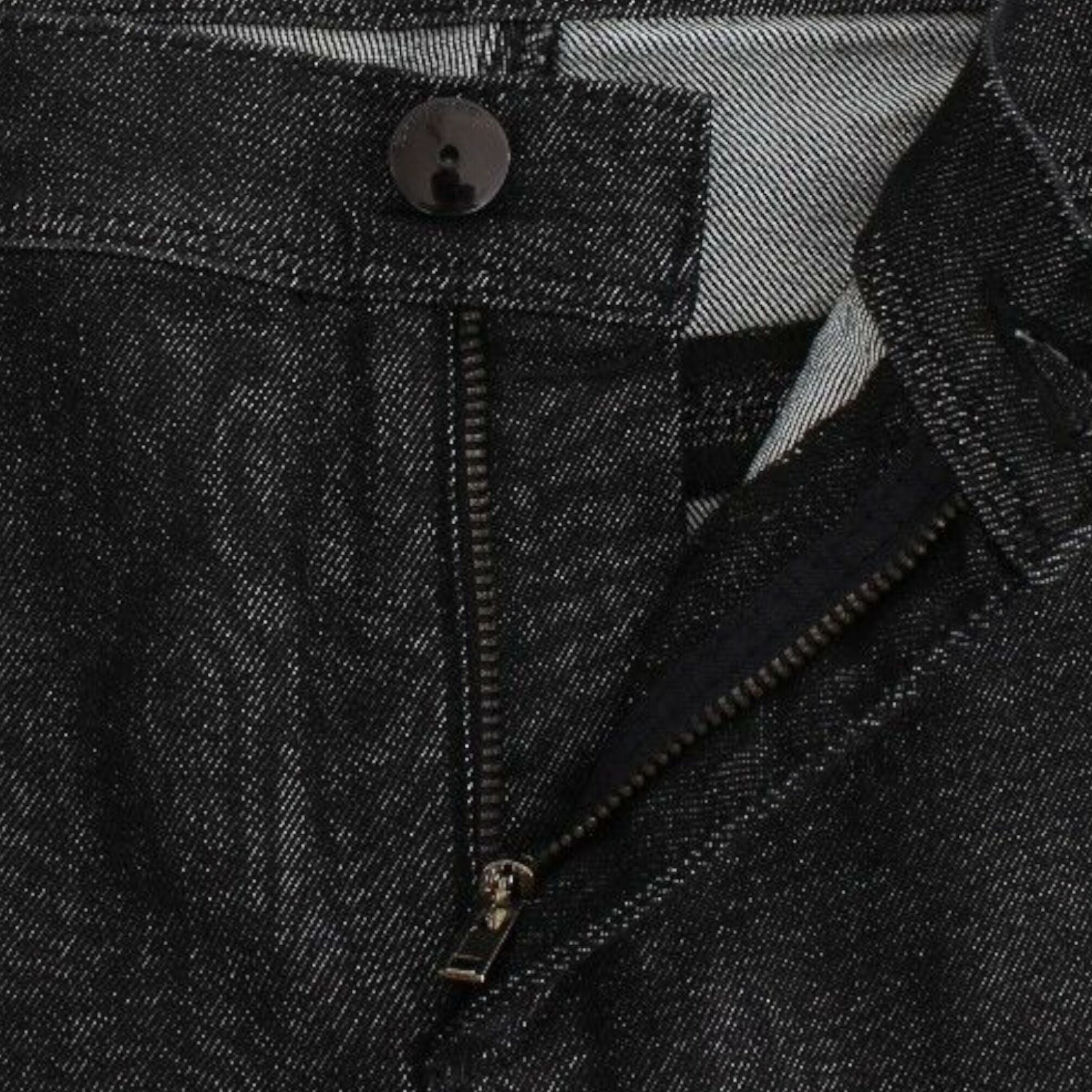 Ermanno Scervino Black Slim Jeans Denim Pants Skinny Leg Stretch