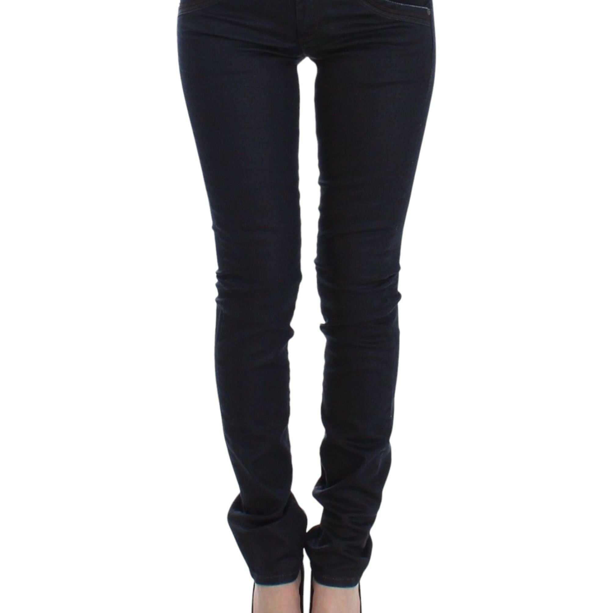 Ermanno Scervino Blue Slim Jeans Denim Pants Skinny Leg Stretch
