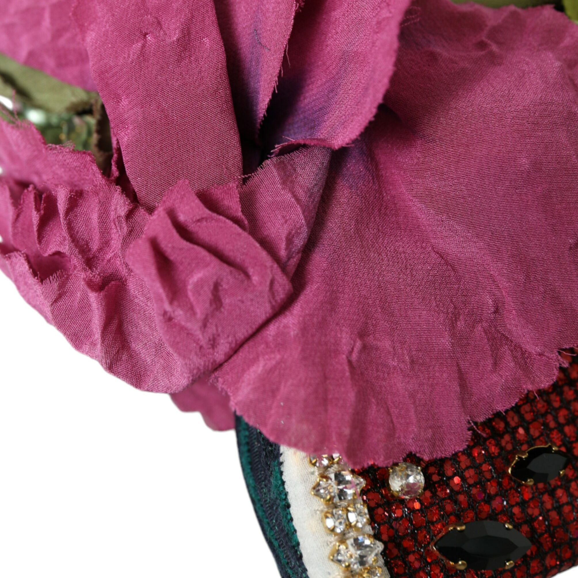Dolce & Gabbana Red Watermelon Cherry Crystal Hairband Statement Diadem