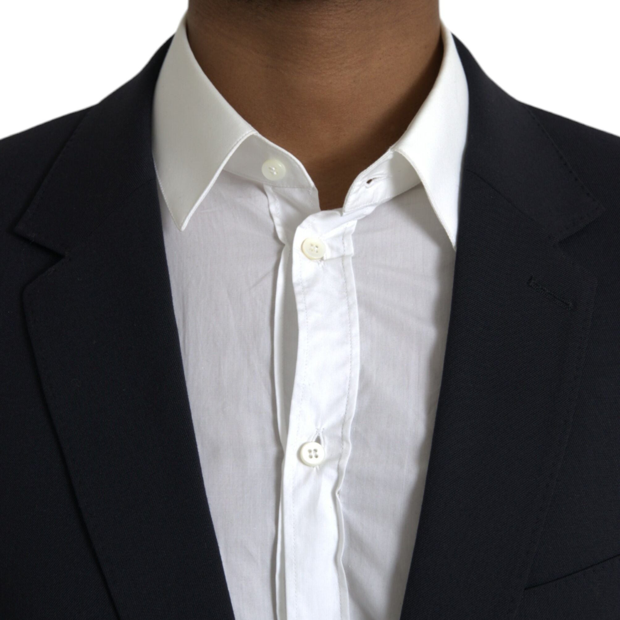 Dolce & Gabbana Black MARTINI Single Breasted Coat Blazer
