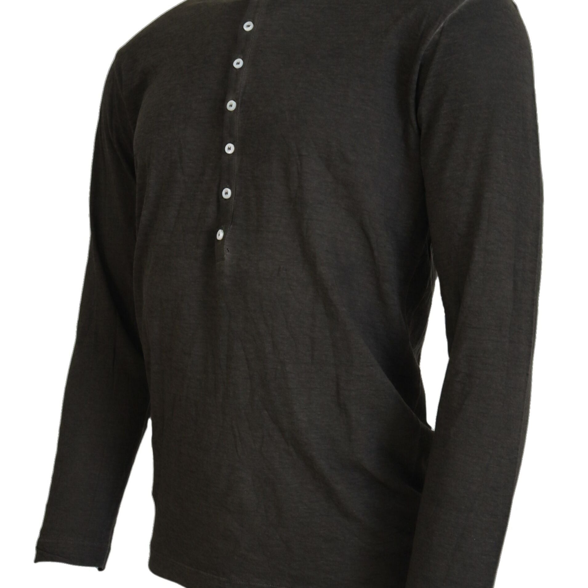 Dsquared² Gray Cotton Linen Long Sleeves Pullover Sweater