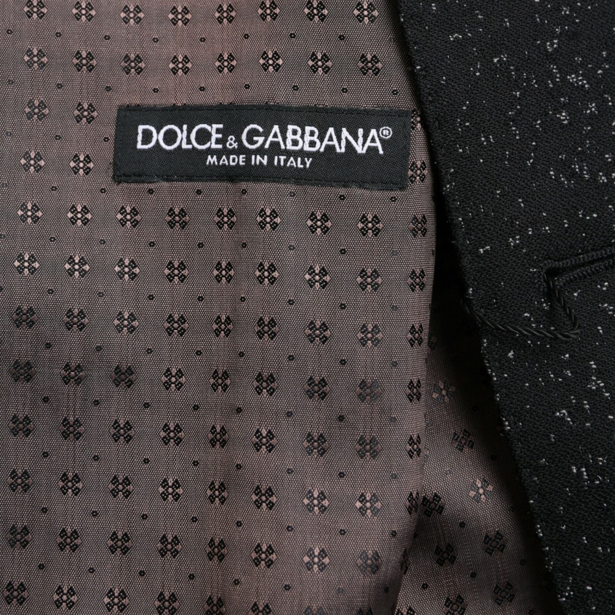 Dolce & Gabbana Black Brown Silk Waistcoat Dress Formal Vest