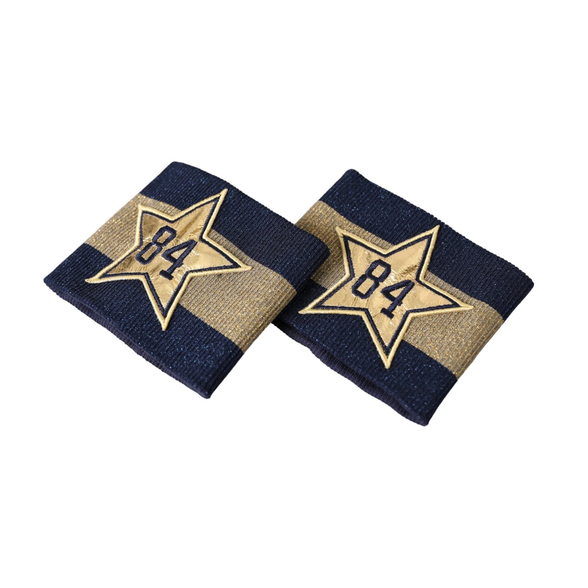 Dolce & Gabbana Black Gold Logo Star 84 Viscose Wristband
