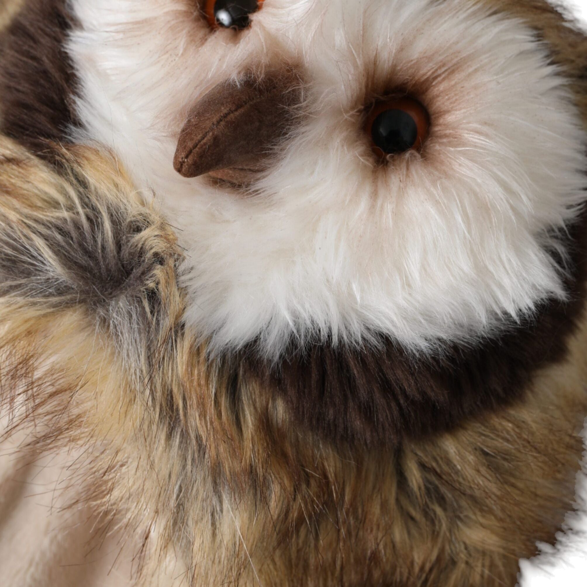 Dolce & Gabbana Brown Owl Faux Fur Whole Head Cap Hat