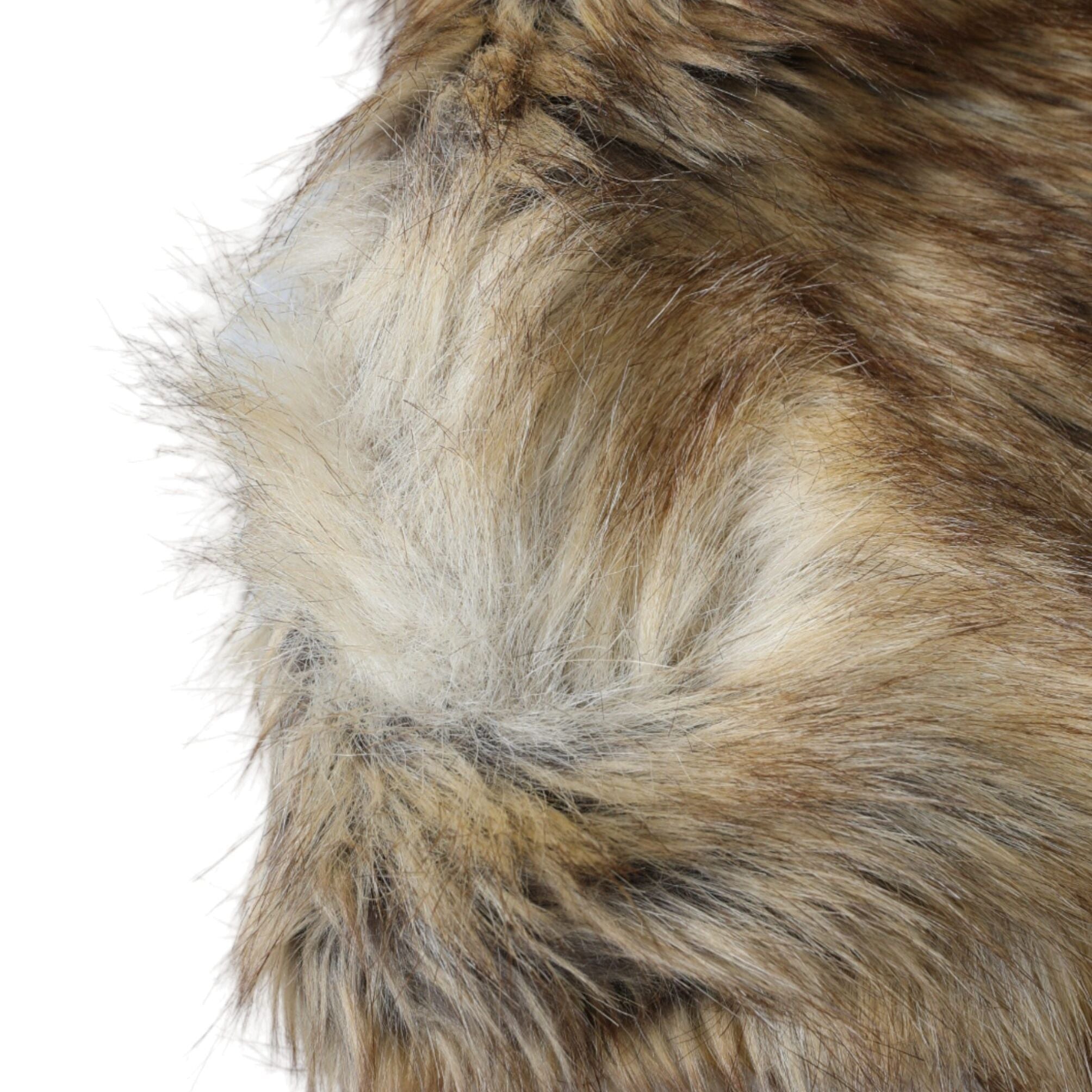 Dolce & Gabbana Brown Owl Faux Fur Whole Head Cap Hat