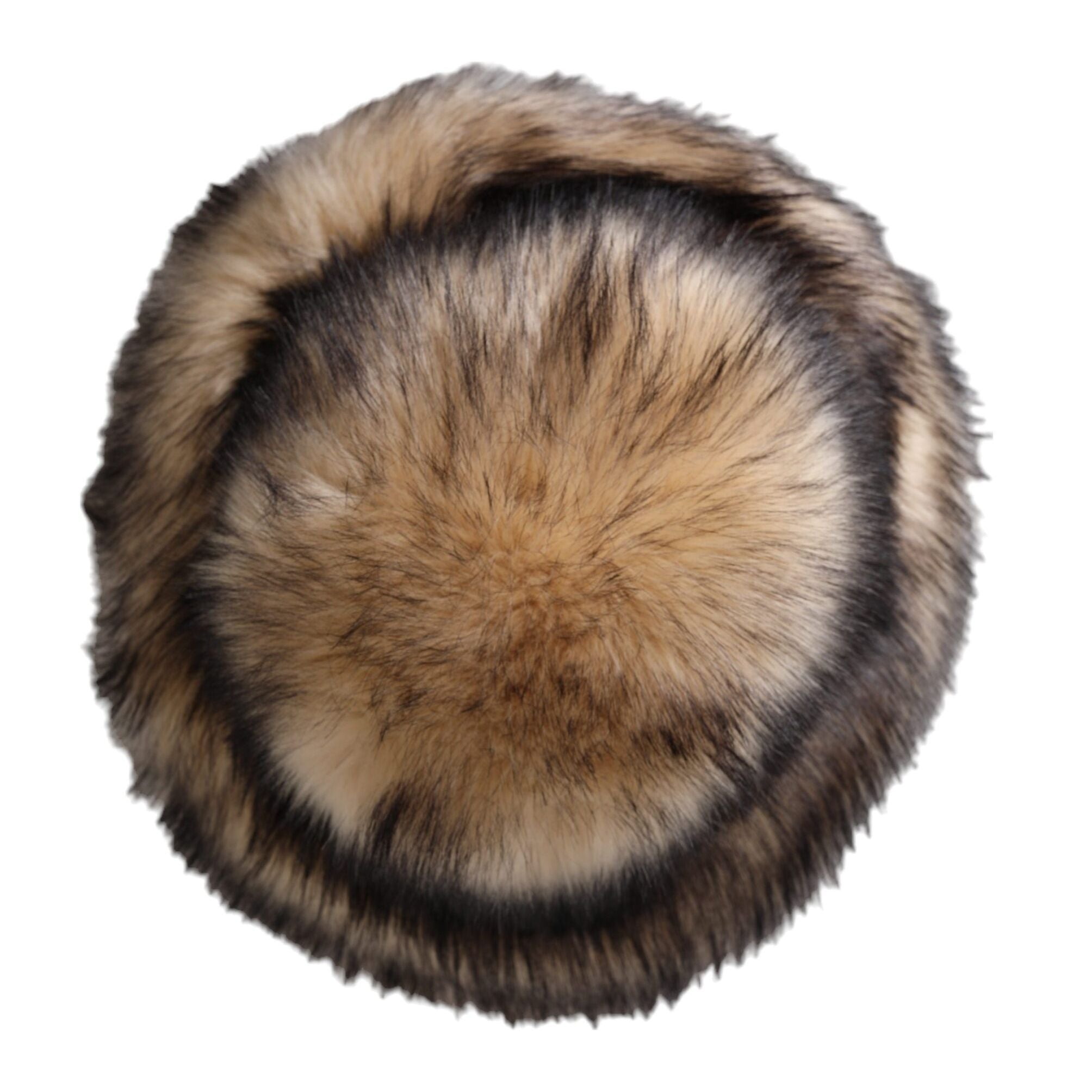 Dolce & Gabbana Brown Faux Fur Modacrylic Fedora Hat