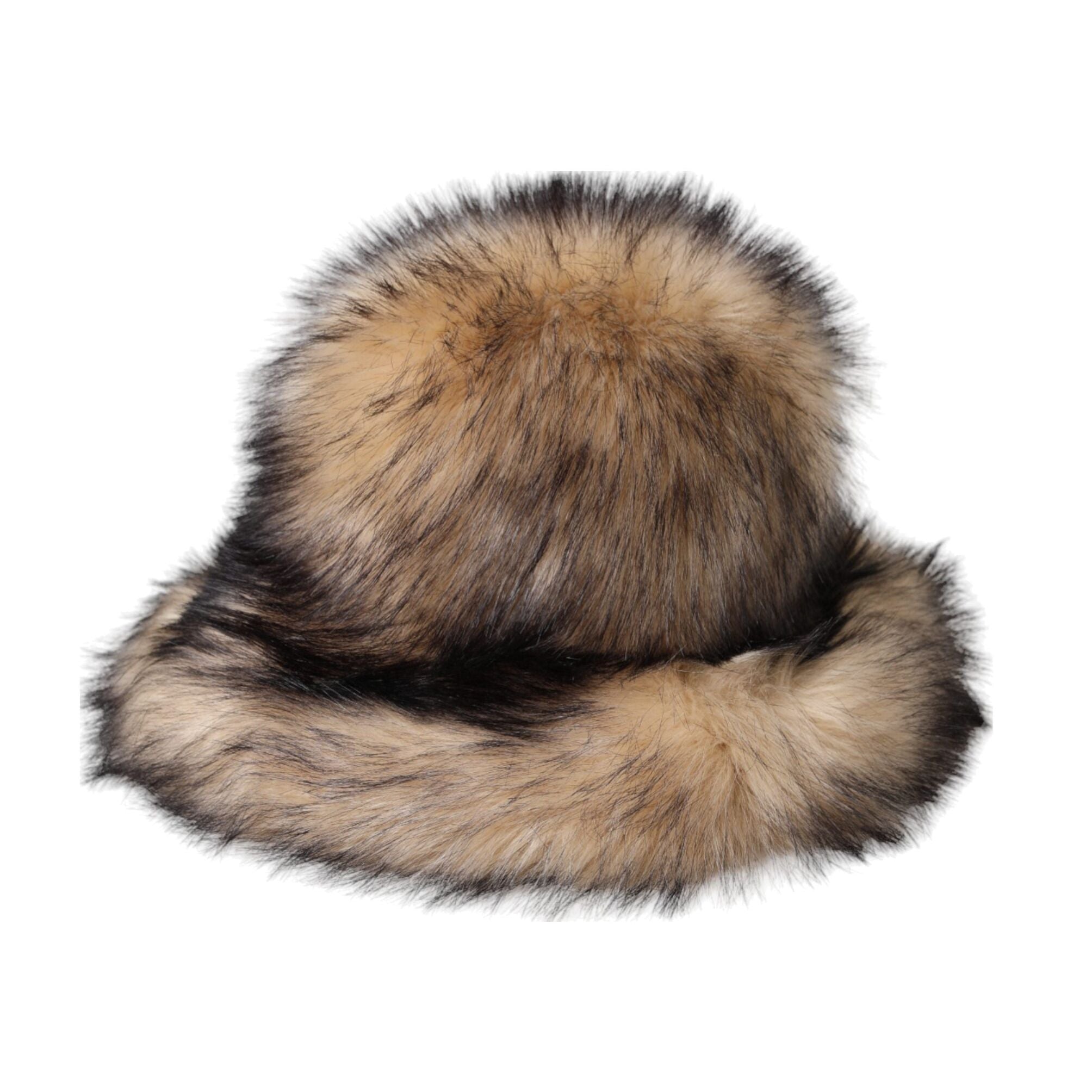 Dolce & Gabbana Brown Faux Fur Modacrylic Fedora Hat