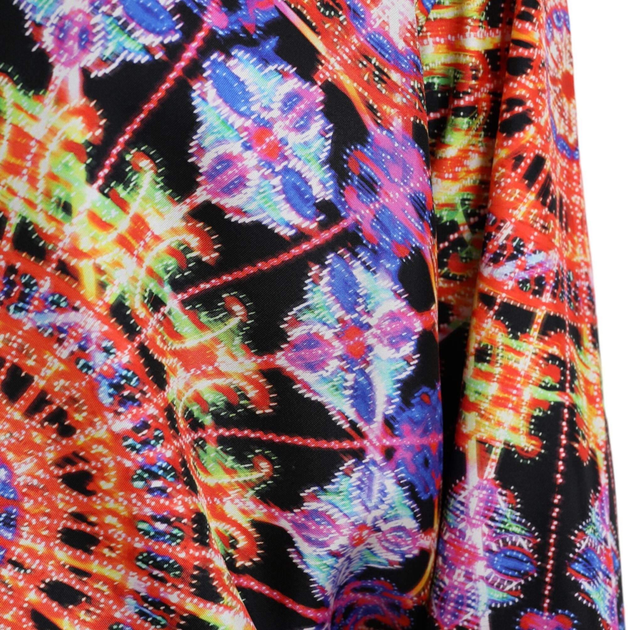 Dolce & Gabbana Multicolor Luminarie Silk Men Casual Shirt