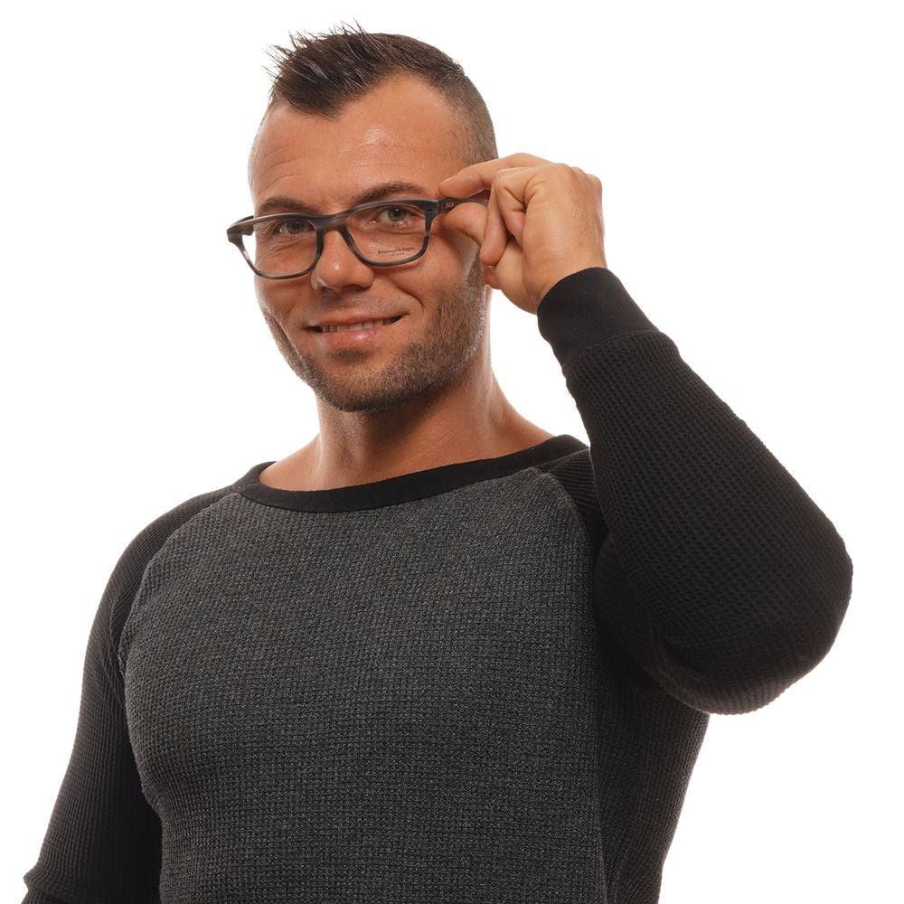 Ermenegildo Zegna Gray Plastic Glasses (Frames)