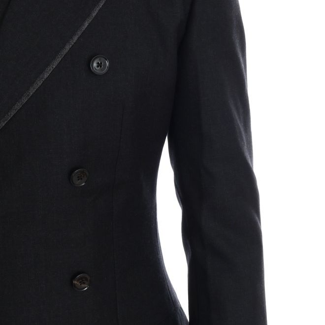 Dolce & Gabbana Gray Wool Double Breasted 3 Piece Suit