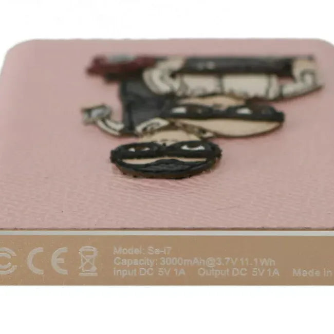 Dolce & Gabbana Charger USB Pink Leather #DGFAMILY Power Ban