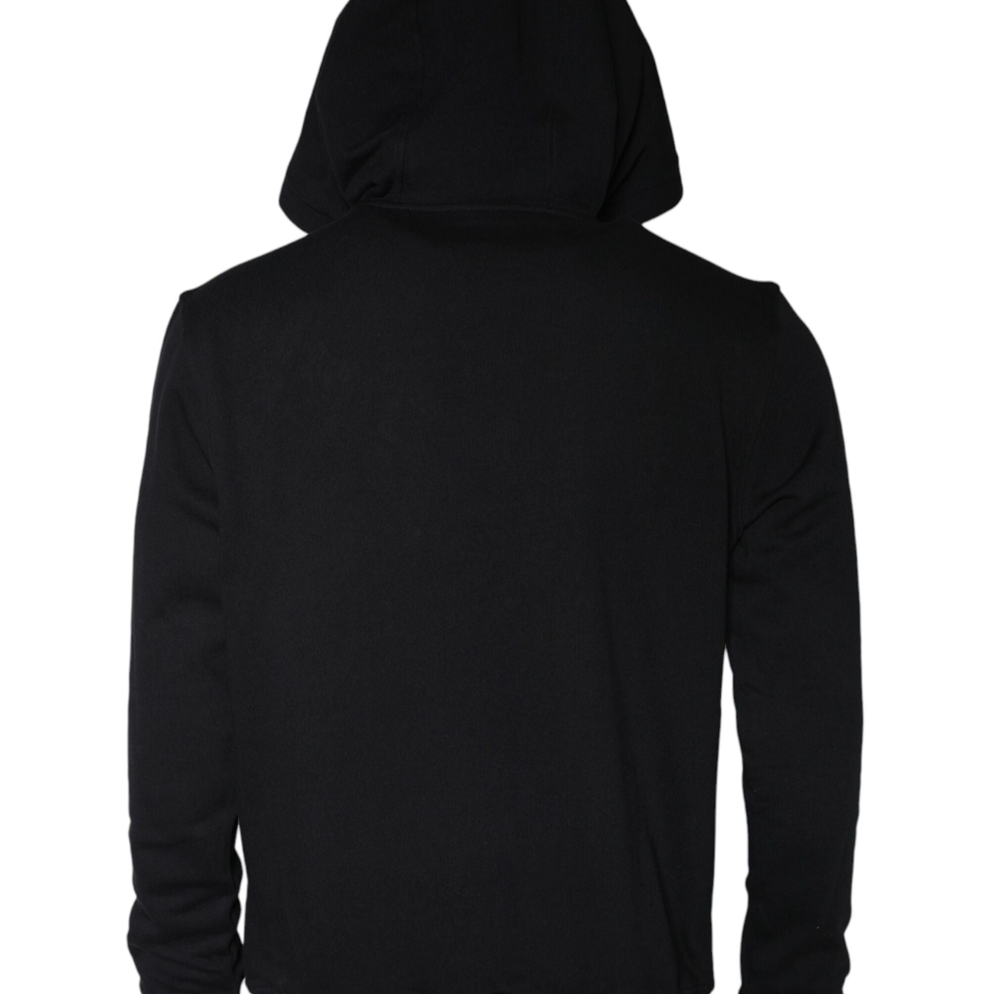 Versace Black Medusa Print Cotton HoodiePullover Sweatshirt Sweater