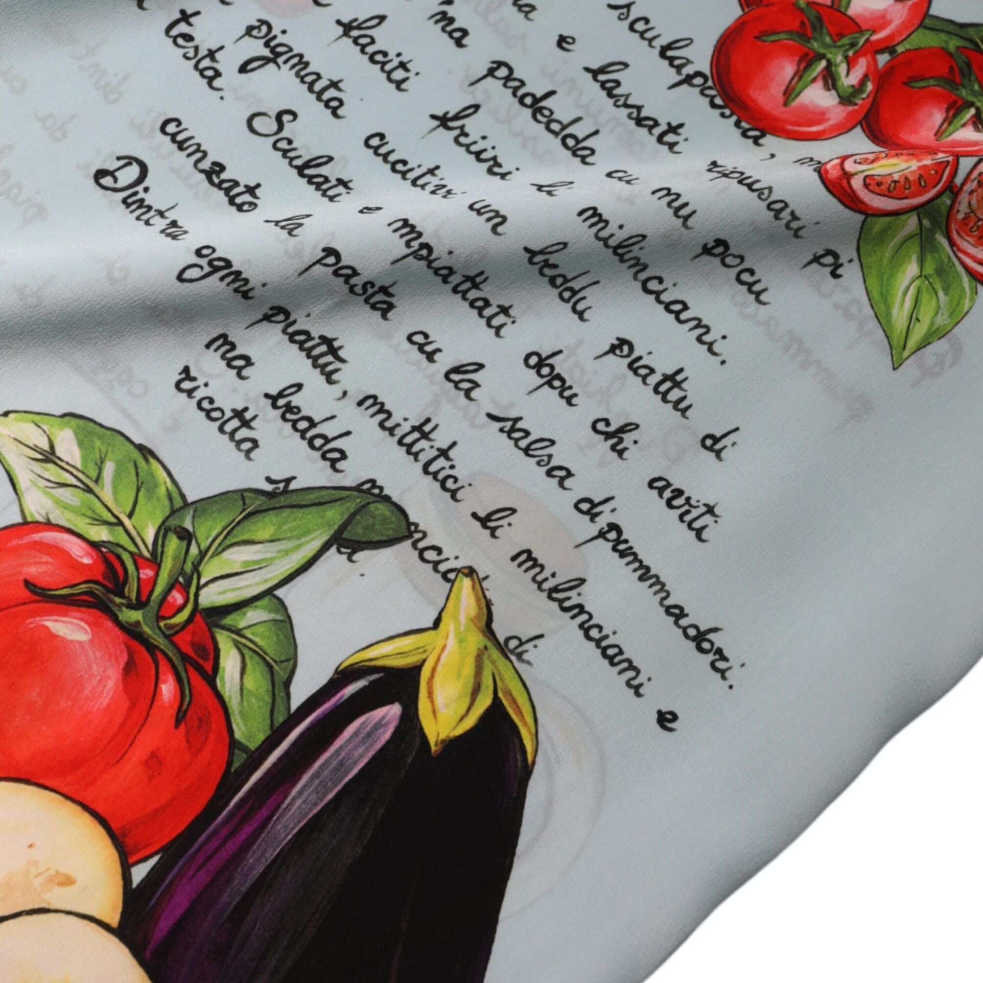 Dolce & Gabbana Multicolor Pasta Alla Norma Print Tank Top
